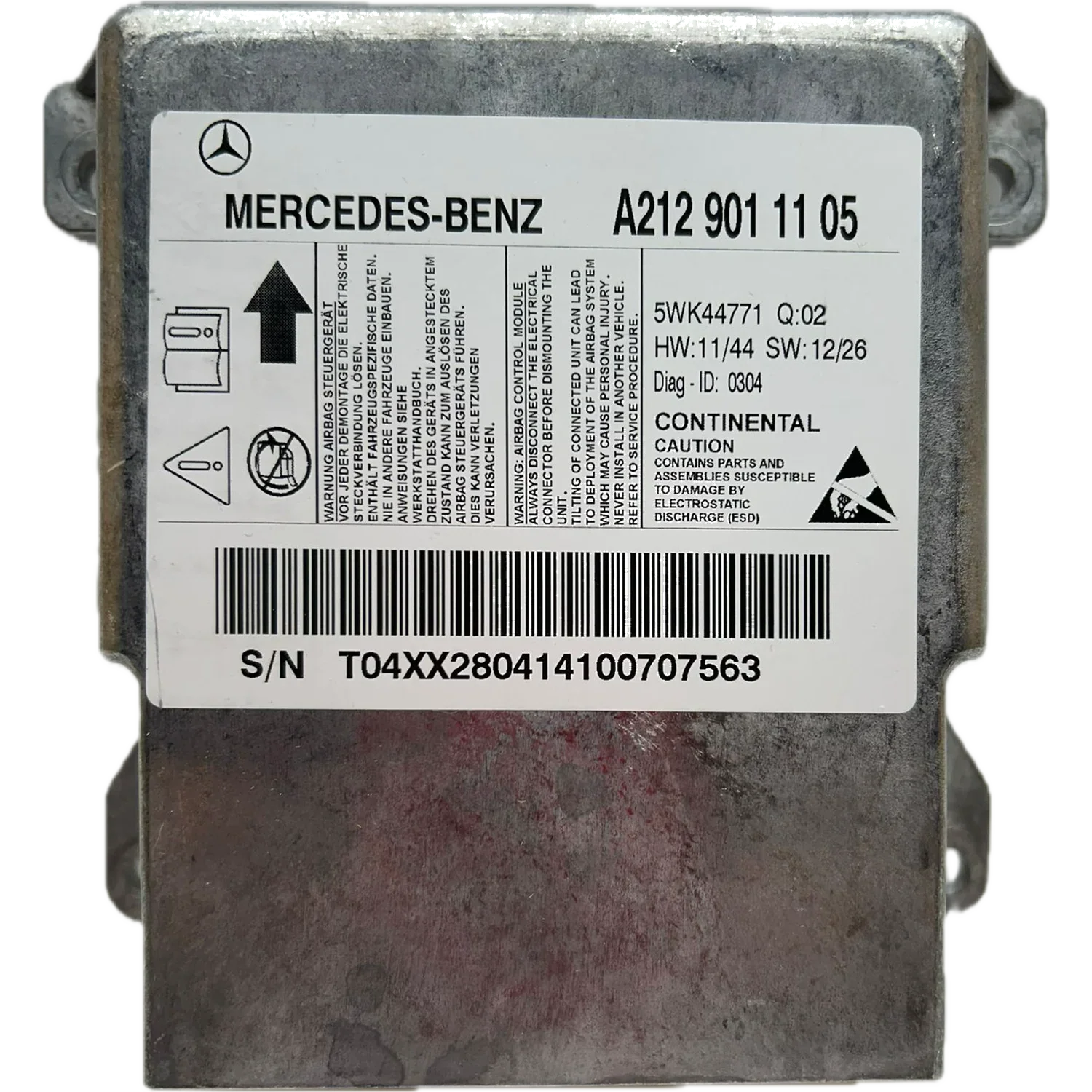 Mercedes-Benz E-Klasse W212 Airbag-Steuergerät Reparatur