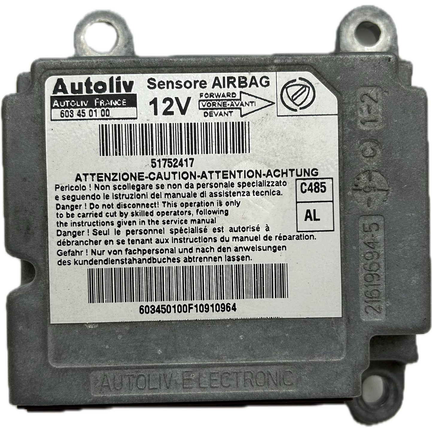 Lancia Ypsilon 4. Generation Airbag-Steuergerät Reparatur