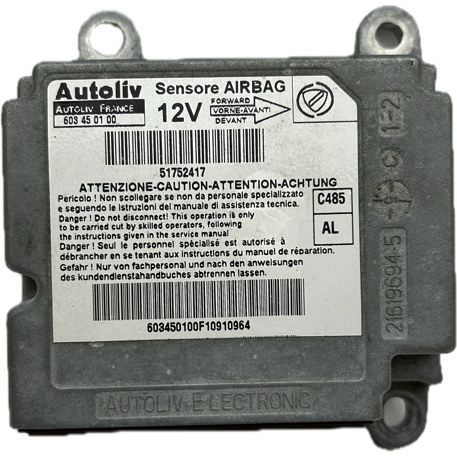 Lancia Ypsilon 4. Generation Airbag-Steuergerät Reparatur