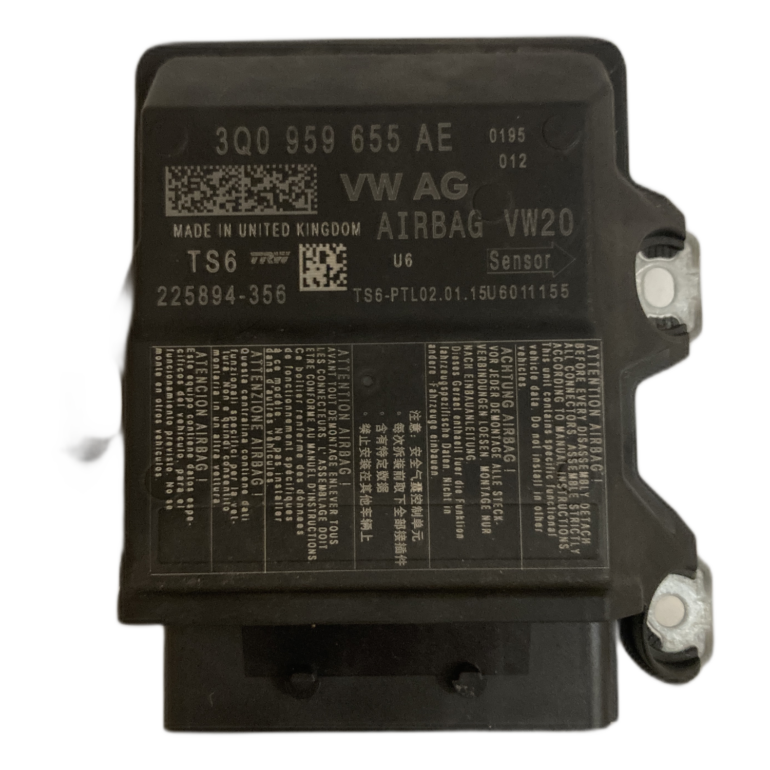 Volkswagen Passat B8 3G Airbag-Steuergerät Reparatur