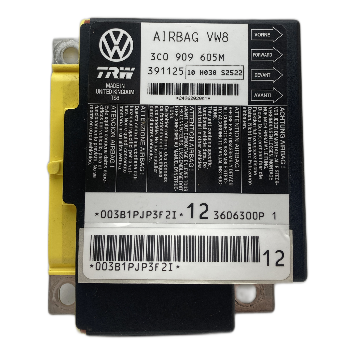 Volkswagen Passat B6 3C Airbag-Steuergerät Reparatur