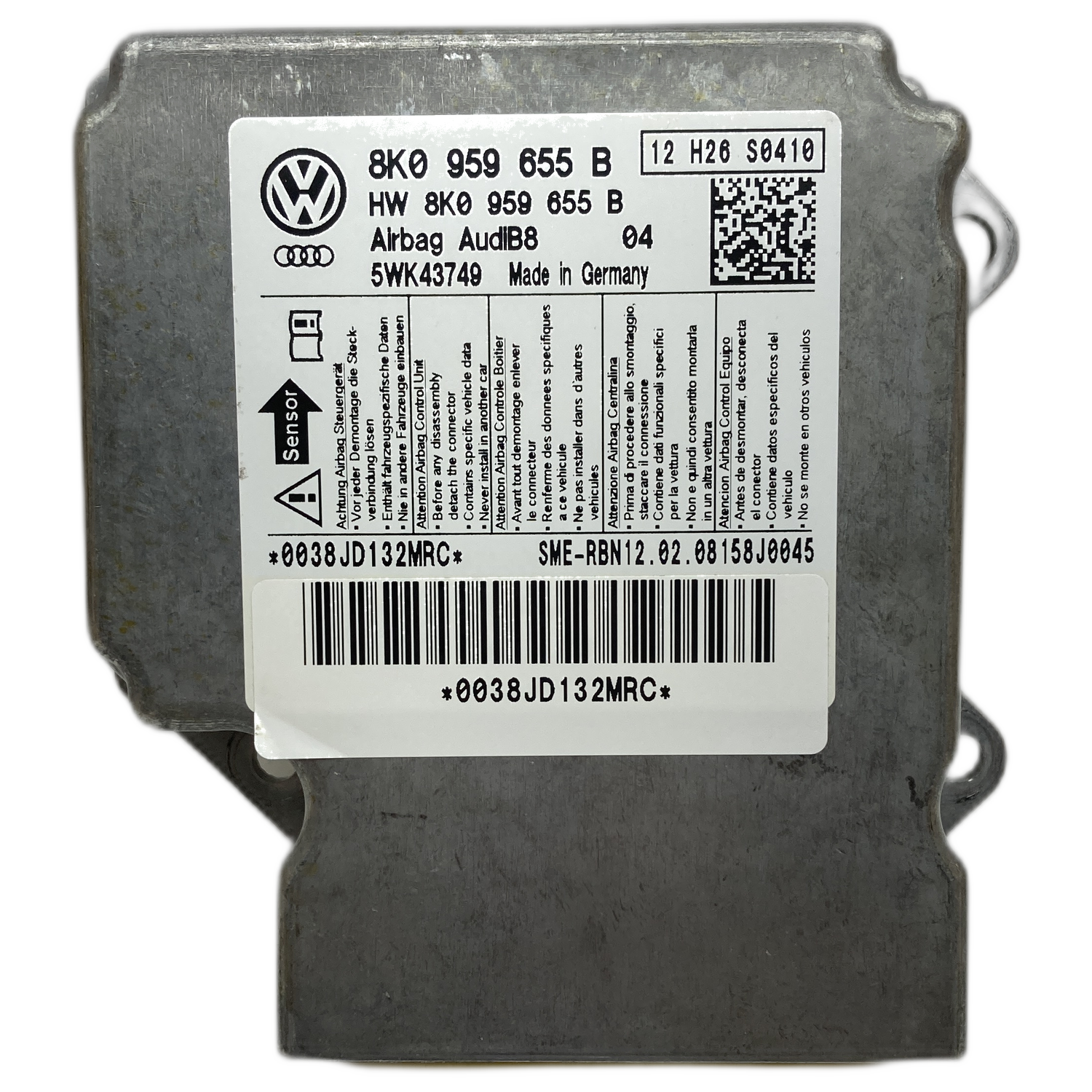 Audi A4 B8 8K Airbag-Steuergerät Reparatur