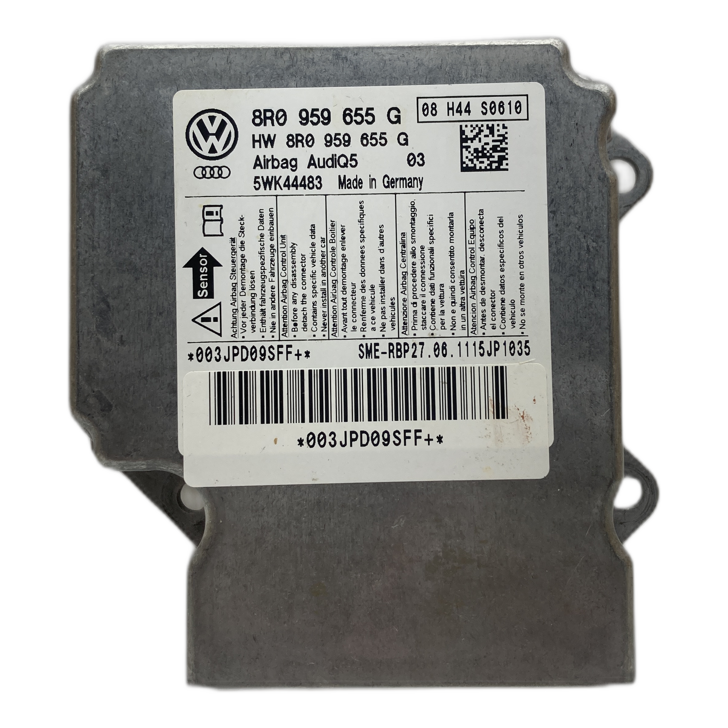 Audi SQ5 8R Airbag-Steuergerät Reparatur