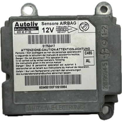 Lancia Ypsilon 1. Generation Airbag-Steuergerät Reparatur