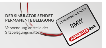 Sitzbelegungsmatte Simulator Airbag BMW