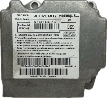 Fiat 500 Airbag Steuergerät Wartung