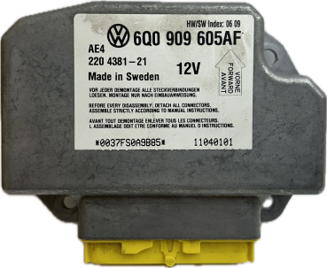 VW Beetle Airbag Steuergerät Pruefung