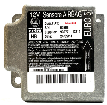 Airbag Steuergerät Reparatur Citroen Jumper 01370978080 93977-D219 1370978080