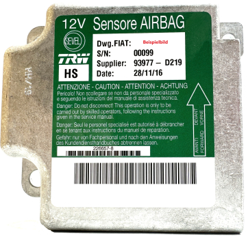 Airbag Steuergerät Reparatur Citroen Jumper 01370978080 93977-D219 1370978080