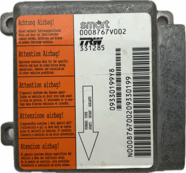 Smart Roadster - Airbag Steuergerät  0008767V002 - Reparatur/Prüfung