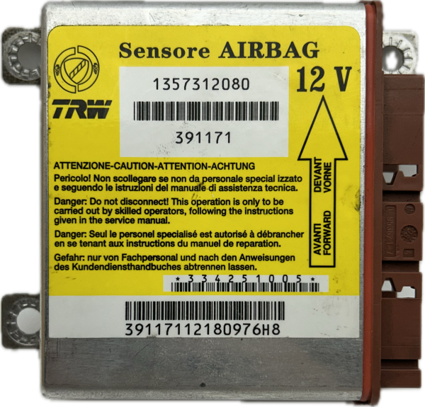 Fiat Ducato airbag control unit repair