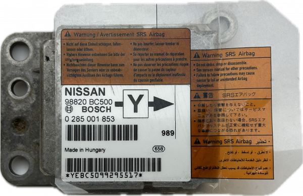 Airbag Steuergerät Reparatur Nissan Micra 98820 BC500 Bosch  0 285 001 853 0285001853