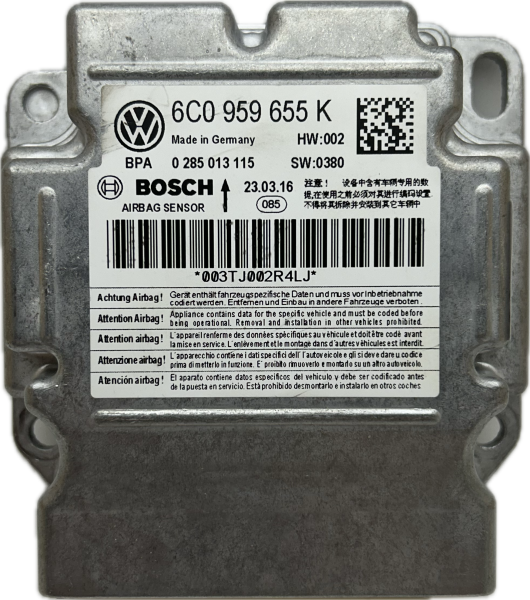 Skoda Rapid Airbag Steuergerät Reparatur