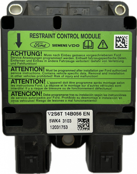 Ford Fiesta Airbag Steuergerät Prüfung