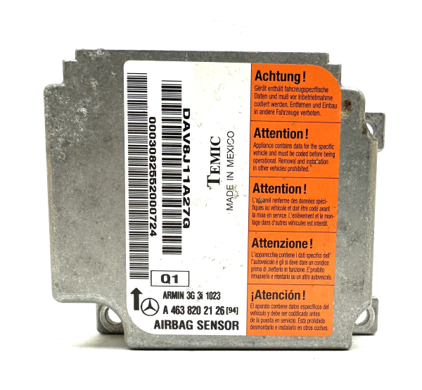Airbag Steuergeräte Reparatur Mercedes-Benz G-Klasse Typ W463​  |  A463 820 21 26  |  A4638202126